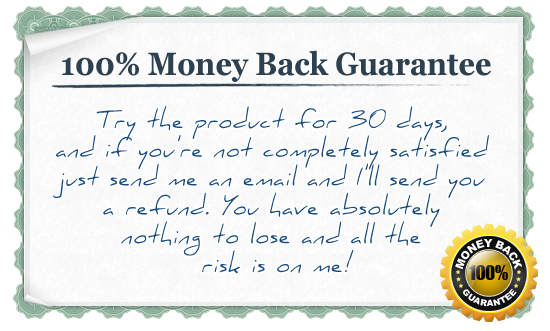 30-Day money back guarantee!